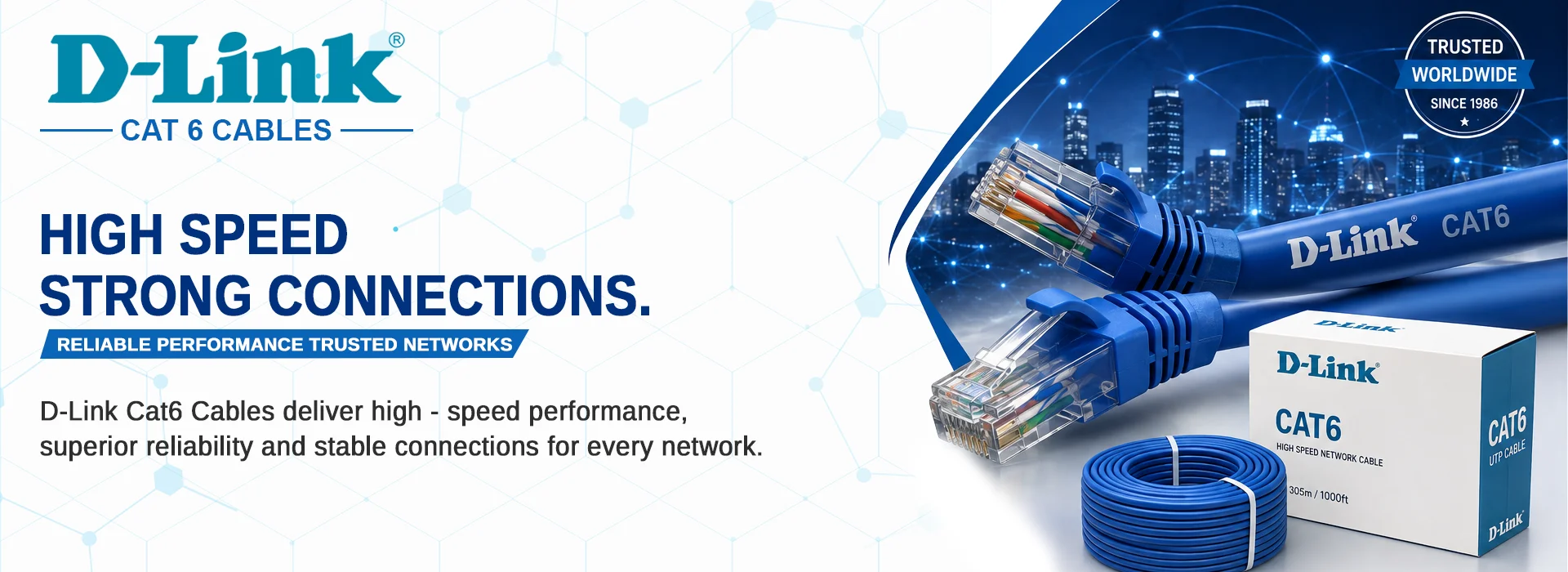 D-Link Cat6 catalogue banner