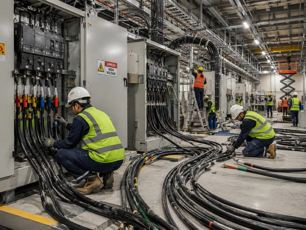 Commercial building and network wiring